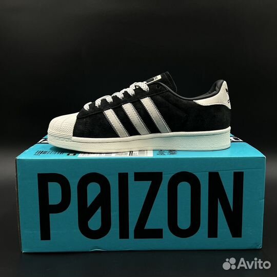 Кроссовки Adidas Superstar white and black