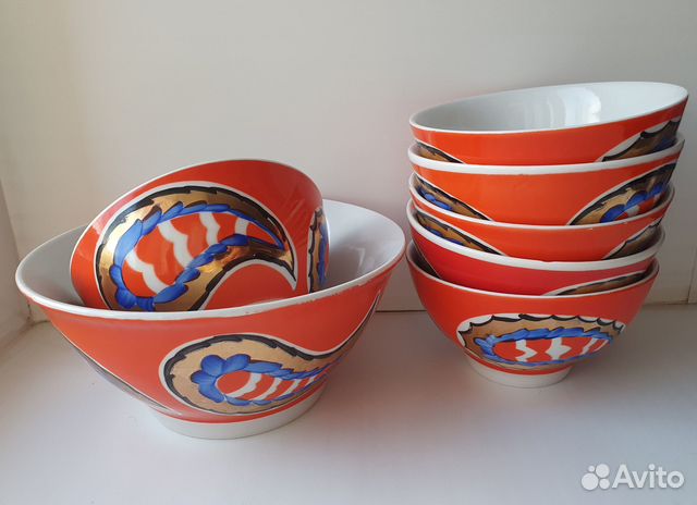 Посуда фарфор Песочное лфз Пролетарий 1950-70г