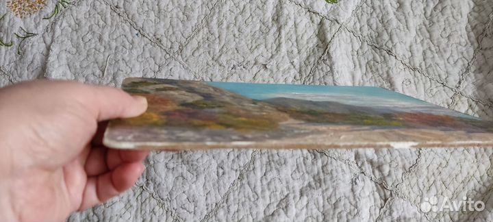 Картина маслом Крымский пейзаж Золотая осень