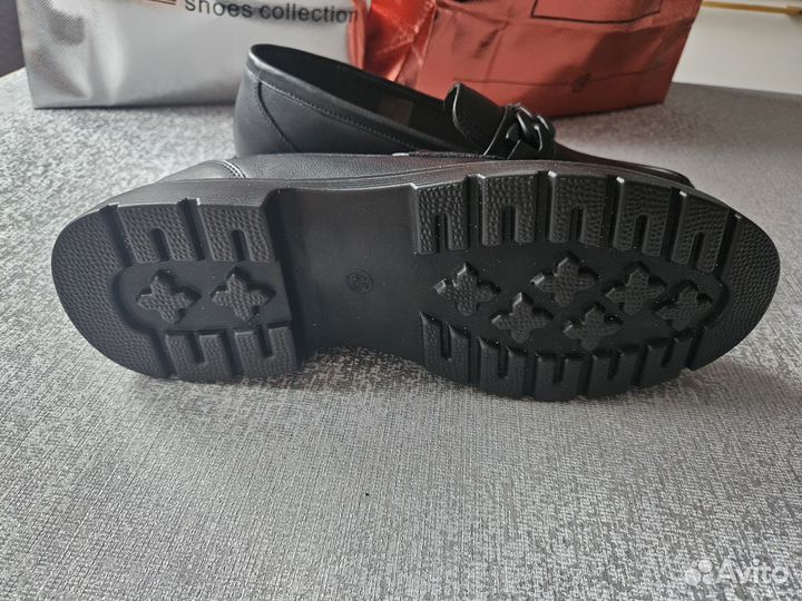 Лоферы женские 40 размер натуральная кожа