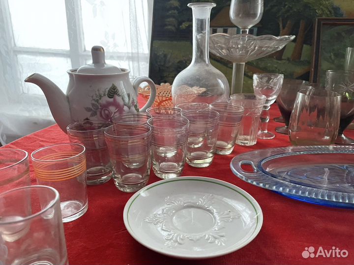 Стеклянные изделие СССР