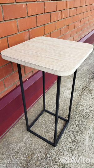 Дровница со столешницей в стиле лофт