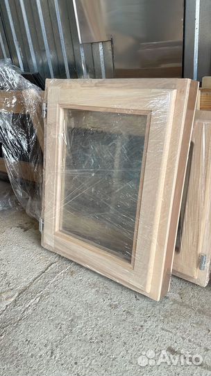 Деревянные окна для бани и сауны