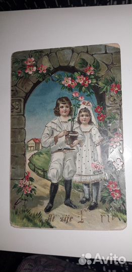 Открытки 40-50 г. Германия и советские подписанные