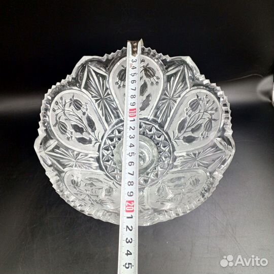 Ваза Колокольчик Для Фруктов Бахметьевский Завод