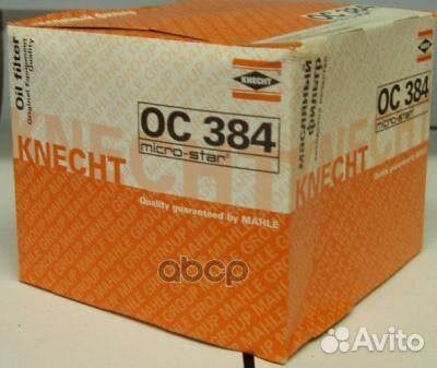 Фильтр масляный Lada/Mahle/ OC384 Mahle/Knecht