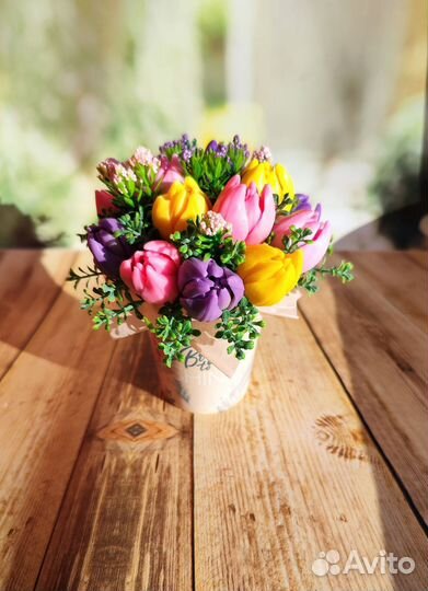 Мыло ручной работы. Букеты