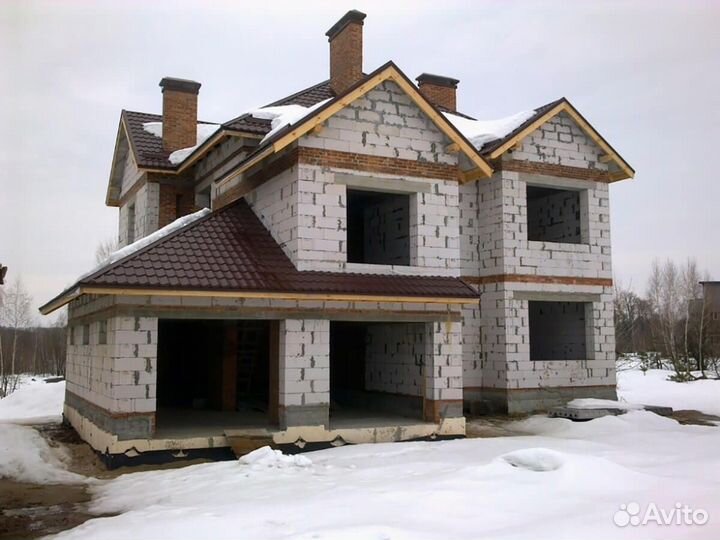 Строительство коттеджей И домов из газобетона