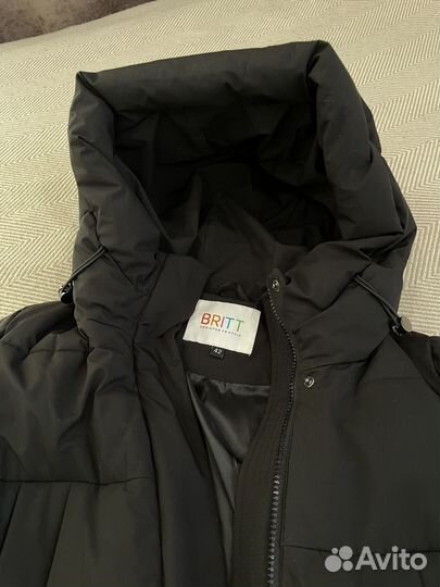 Пуховик зимний длинный женский