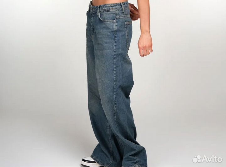 Джинсы женские широкие 40 42