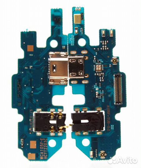 Шлейф Samsung A105F A10 (плата) + разъем зарядки +