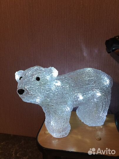 Медведь Светящийся светодиодный