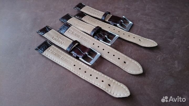 Новый Кожаный ремешок nagata на 18 мм