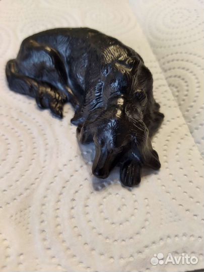 Статуэтка чугун Касли Лежащий Сеттер