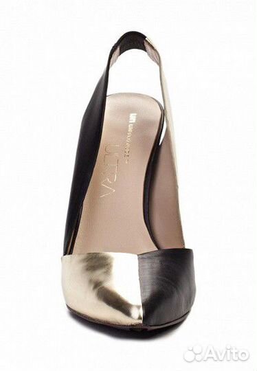 Туфли 37 United Nude чёрные-золото