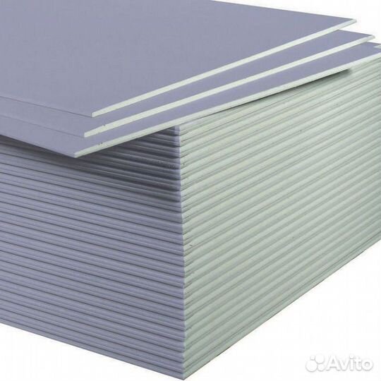 Магма Гипсокартон влагостойкий 3000х1200х12,5 мм