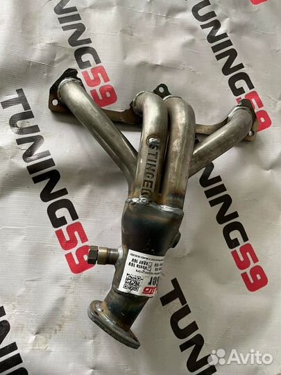 Вставка stinger замена катализатора LADA паук 4-1