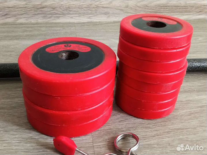 Штанга гриф + блины