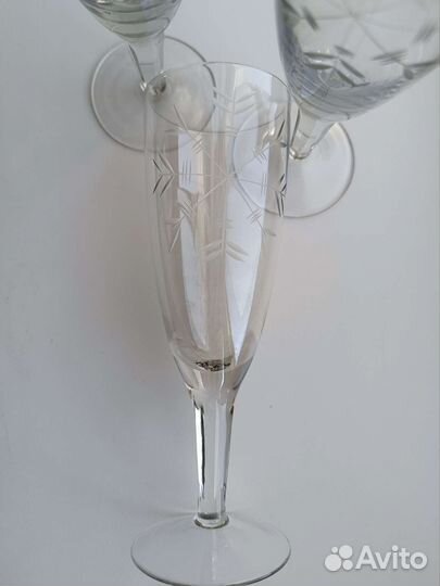 Креманка дхз/Бокалы Снежинки 3 штуки