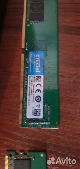 Оперативная память ddr4 8gb crucial 2666