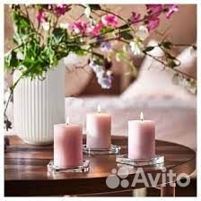 Ароматическая формовая свеча IKEA 3 шт