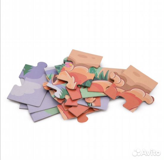 Развивающая игра: Пазлы крупные