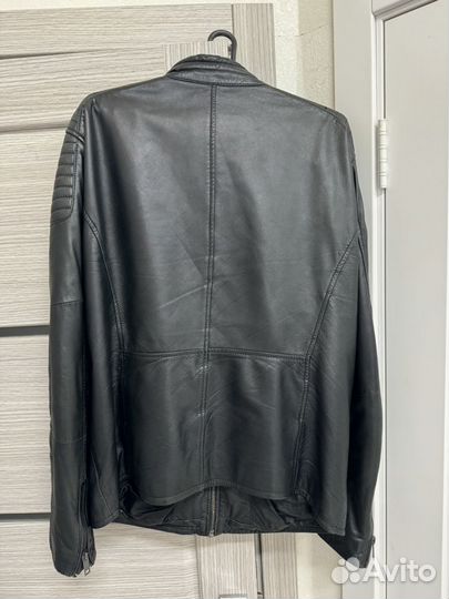 Кожаная куртка мужская 54-56