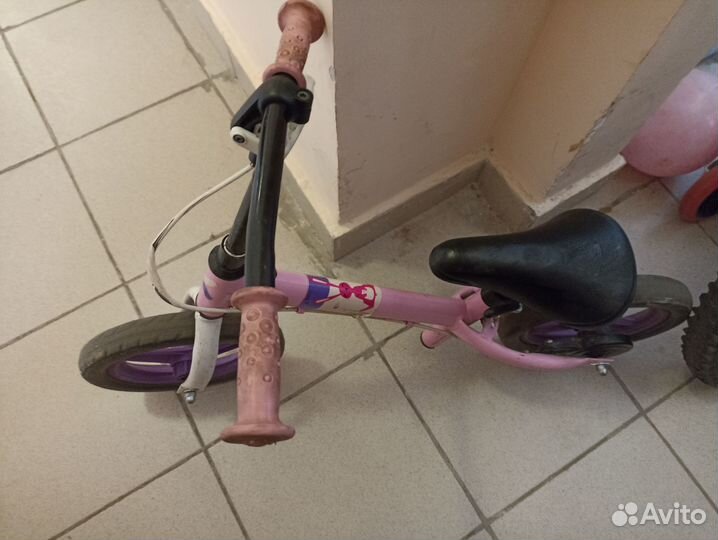 Беговел от 3-4 лет цвет розовый