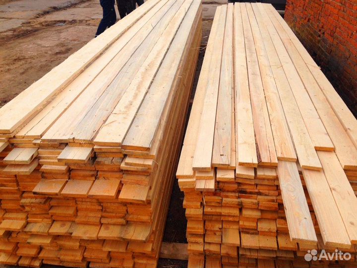 Качественная доска 50х150х6000мм, сосна, гост