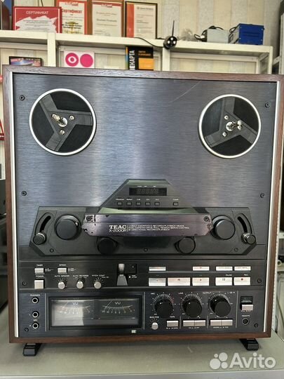 Катушечный магнитофон teac x 2000r BL