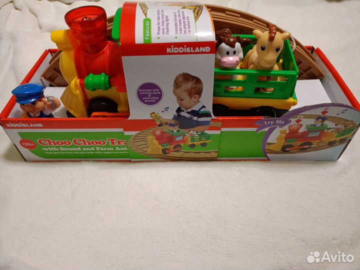 Kiddieland Поезд с животными 055491