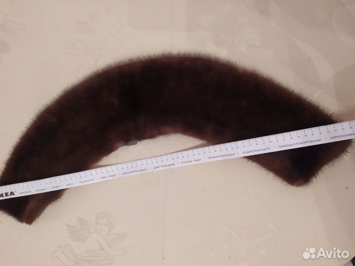 Меховой воротник норка