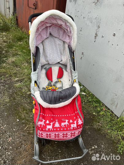 Санки коляска ника 7 2