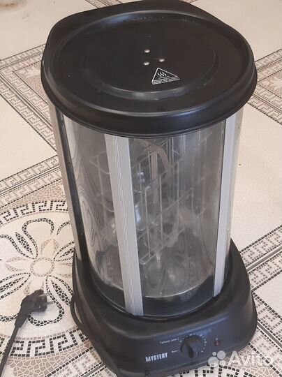 Электрошашлычница новая