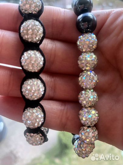 Браслет шамбала с цирконием