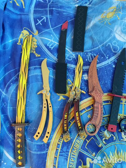 Набор оружия из дерева