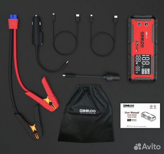 Пусковое устройство gooloo GP4000 PRO и GT4000