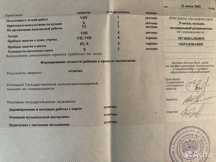 Уроки по фортепиано