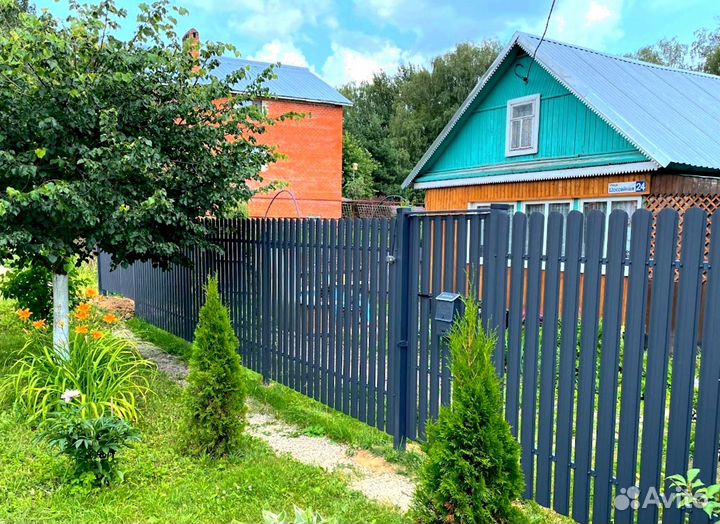 Забор из профнастила