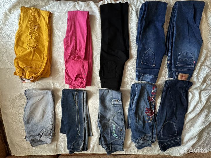Джинсы для девочек на рост 146-164