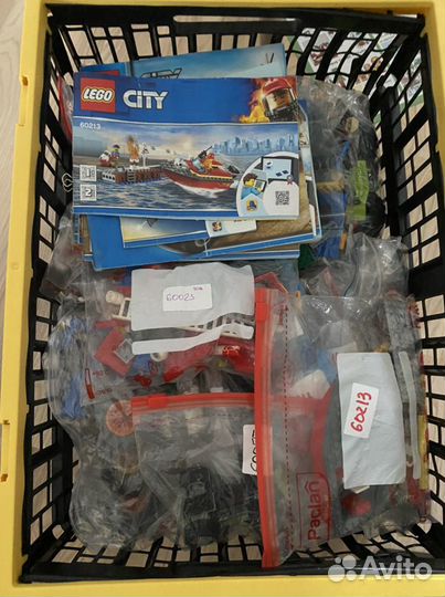 Много наборов Lego City 12 кг