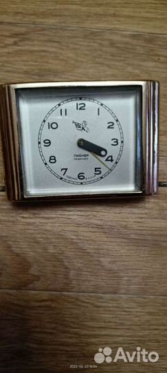Часы будильник пионер СССР