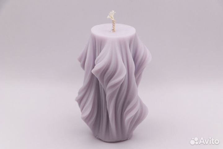 Фигурная ароматическая свеча спираль