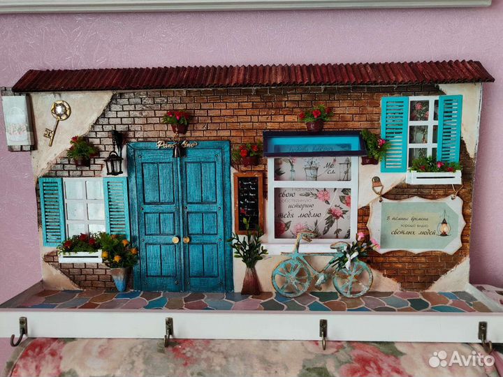 Ключница настенная. Ручная работа