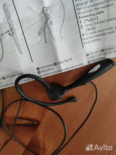 Гарнитура dect Panasonic для телефона