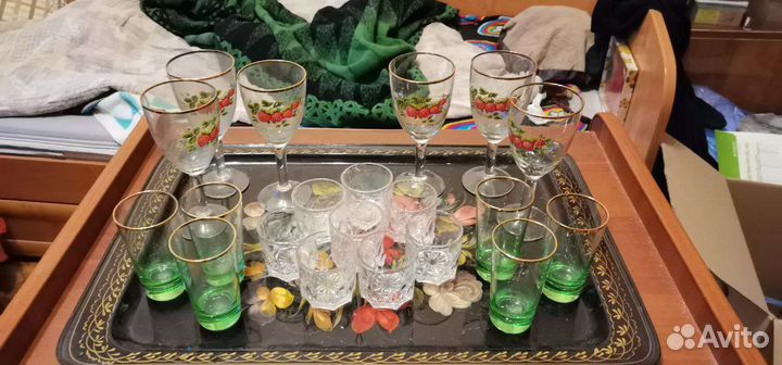 Обмен Рюмки стопки бокалы стаканы