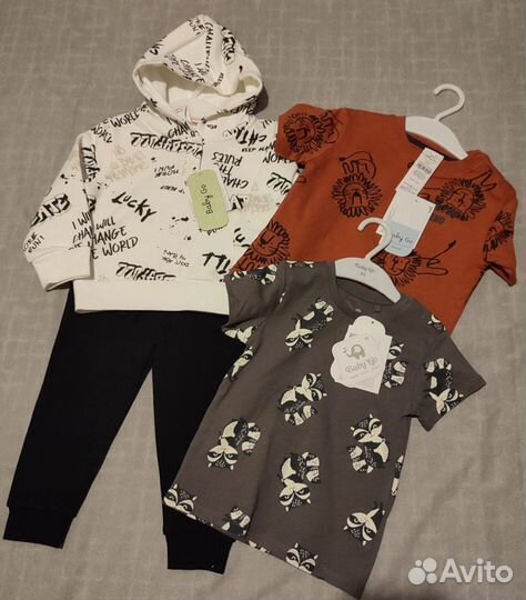 Вещи пакетом на мальчика 80 86