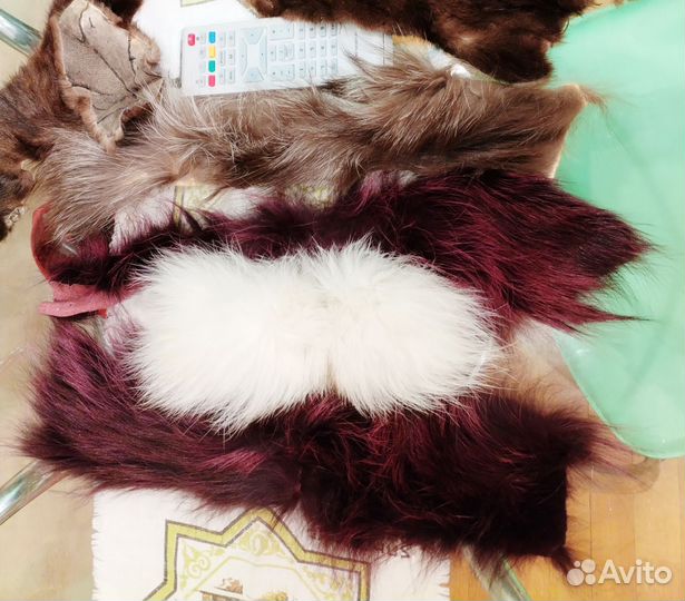 Натуральный мех для рукоделия