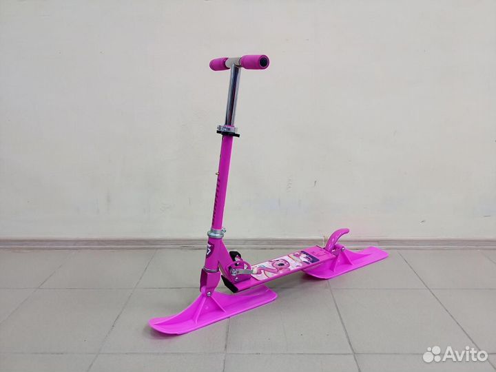 Самокат-снегокат Graffiti 2 в 1. /Новый