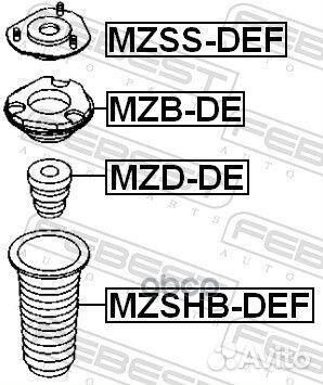 Пыльник переднего амортизатора mzshbdef Febest